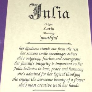 Meet your Posher, Julia